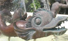 Fish fountain at TradeWinds
